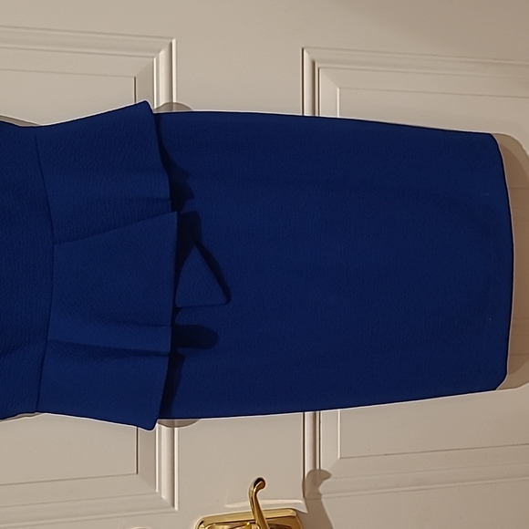 Royal Blue Black Halo Dress - Picture 4 of 8